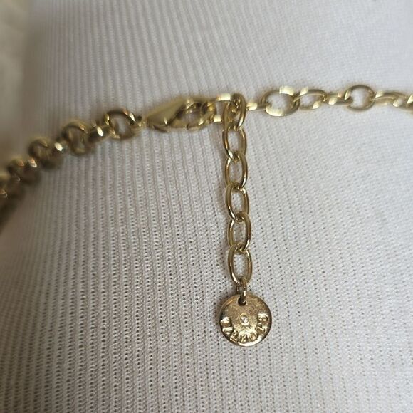 Talbots Yellow and Pink Watermelon Beaded Necklace - Picture 3 of 6